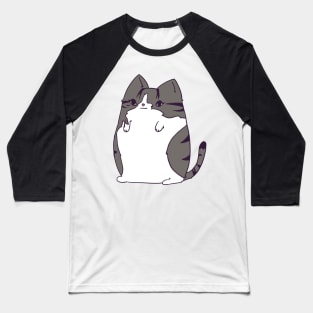 Cat sticker Baseball T-Shirt